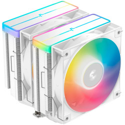 DeepCool AG620 WH ARGB V2, CPU Air Cooler, 2x120mm ARGB PWM Fan, Core Touch Technology 2.0, 6 Heatpipes, White, LGA1851/1700/120