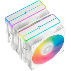 DeepCool AG620 WH ARGB V2, CPU Air Cooler, 2x120mm ARGB PWM Fan, Core Touch Technology 2.0, 6 Heatpipes, White, LGA1851/1700/120