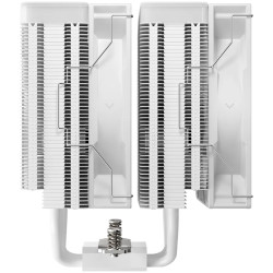 DeepCool AG620 WH ARGB V2, CPU Air Cooler, 2x120mm ARGB PWM Fan, Core Touch Technology 2.0, 6 Heatpipes, White, LGA1851/1700/120