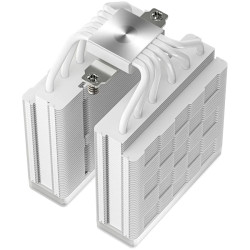 DeepCool AG620 WH ARGB V2, CPU Air Cooler, 2x120mm ARGB PWM Fan, Core Touch Technology 2.0, 6 Heatpipes, White, LGA1851/1700/120