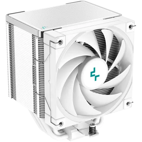 DeepCool AK500 WH, CPU Air Cooler, 1x120mm FK120 PWM Fan, TDP 240W, 5 Heatpipes, White, LGA2066/2011-v3/2011/1700/1200/115x, AMD
