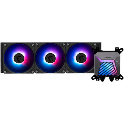 MSI MAG CORELIQUID A15 360, 3x120mm Pre-installed ARGB Daisy Chain Fans, Adjustable Offset Kit, Replacable Top Cover, Copper Bas