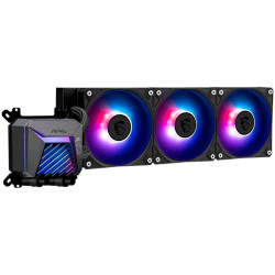 MSI MAG CORELIQUID A15 360, 3x120mm Pre-installed ARGB Daisy Chain Fans, Adjustable Offset Kit, Replacable Top Cover, Copper Bas