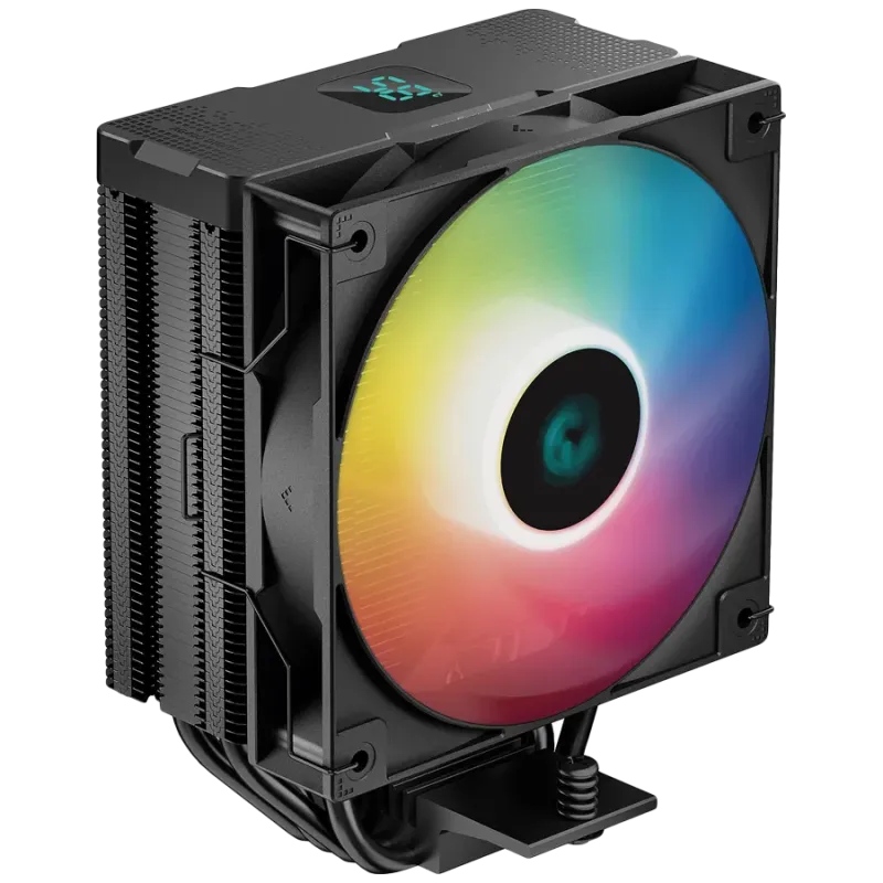 DeepCool AG400 DIGITAL ARGB, CPU Air Cooler, 1x120mm FK120 PWM FDB Fan, Addressable RGB LED, TDP 240W, 4 Heatpipes, Hydro Bearin