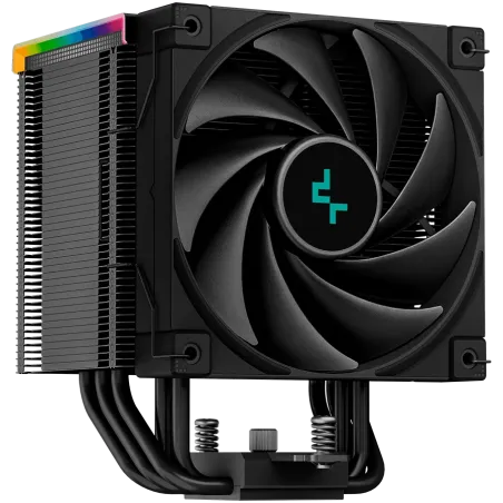 DeepCool AK500 Digital, CPU Air Cooler, 1x120mm FK120 PWM FDB Fan, Digital Display, ARGB, TDP 240W, 5 Heatpipes, Black, LGA2066/