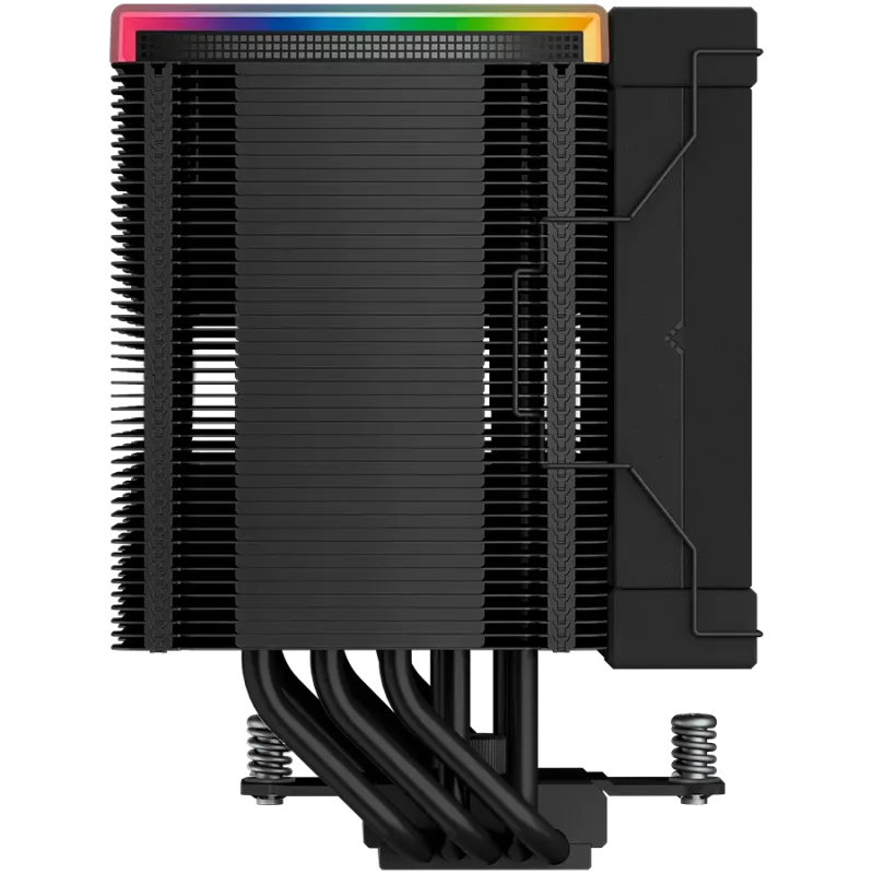 DeepCool AK500 Digital, CPU Air Cooler, 1x120mm FK120 PWM FDB Fan, Digital Display, ARGB, TDP 240W, 5 Heatpipes, Black, LGA2066/