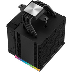 DeepCool AK500 Digital, CPU Air Cooler, 1x120mm FK120 PWM FDB Fan, Digital Display, ARGB, TDP 240W, 5 Heatpipes, Black, LGA2066/