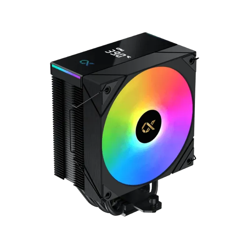 AK4 Digital (Black, ARGB & Digital LED Panel Top Cover, ARGB PWM Fan, Intel Backplate, Mini ARGB LED Controller) - 1