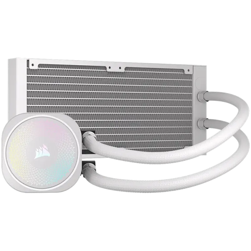 CORSAIR NAUTILUS 240 ARGB White, 240mm Radiator, Liquid CPU Cooler - 1