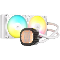 CORSAIR NAUTILUS 240 ARGB White, 240mm Radiator, Liquid CPU Cooler - 4