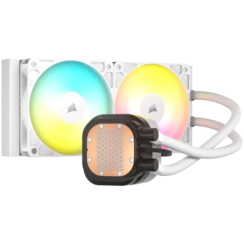 CORSAIR NAUTILUS 240 ARGB White, 240mm Radiator, Liquid CPU Cooler - 1