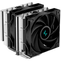 DeepCool AG620, CPU Air Cooler, 2x120mm PWM Fan, TDP 260W, 6 Heatpipes, LGA2066/2011-v3/2011/1700/1200/115x, AMD AM5/AM4, 129x13