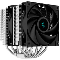 DeepCool AG620, CPU Air Cooler, 2x120mm PWM Fan, TDP 260W, 6 Heatpipes, LGA2066/2011-v3/2011/1700/1200/115x, AMD AM5/AM4, 129x13
