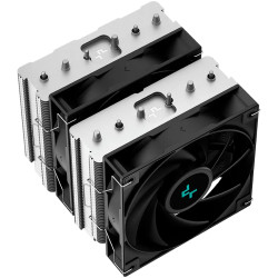 DeepCool AG620, CPU Air Cooler, 2x120mm PWM Fan, TDP 260W, 6 Heatpipes, LGA2066/2011-v3/2011/1700/1200/115x, AMD AM5/AM4, 129x13