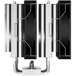 DeepCool AG620, CPU Air Cooler, 2x120mm PWM Fan, TDP 260W, 6 Heatpipes, LGA2066/2011-v3/2011/1700/1200/115x, AMD AM5/AM4, 129x13