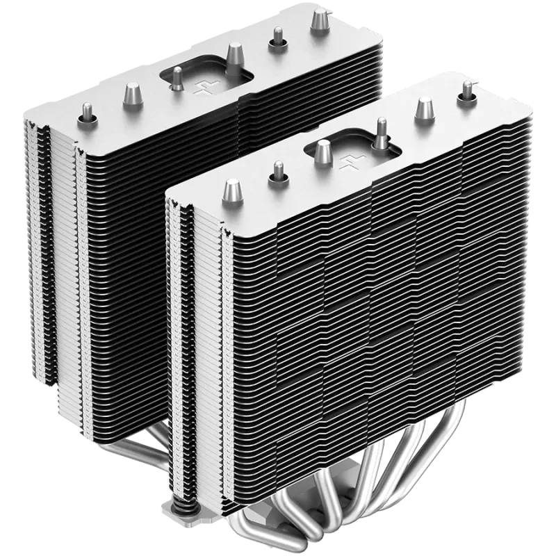 DeepCool AG620, CPU Air Cooler, 2x120mm PWM Fan, TDP 260W, 6 Heatpipes, LGA2066/2011-v3/2011/1700/1200/115x, AMD AM5/AM4, 129x13