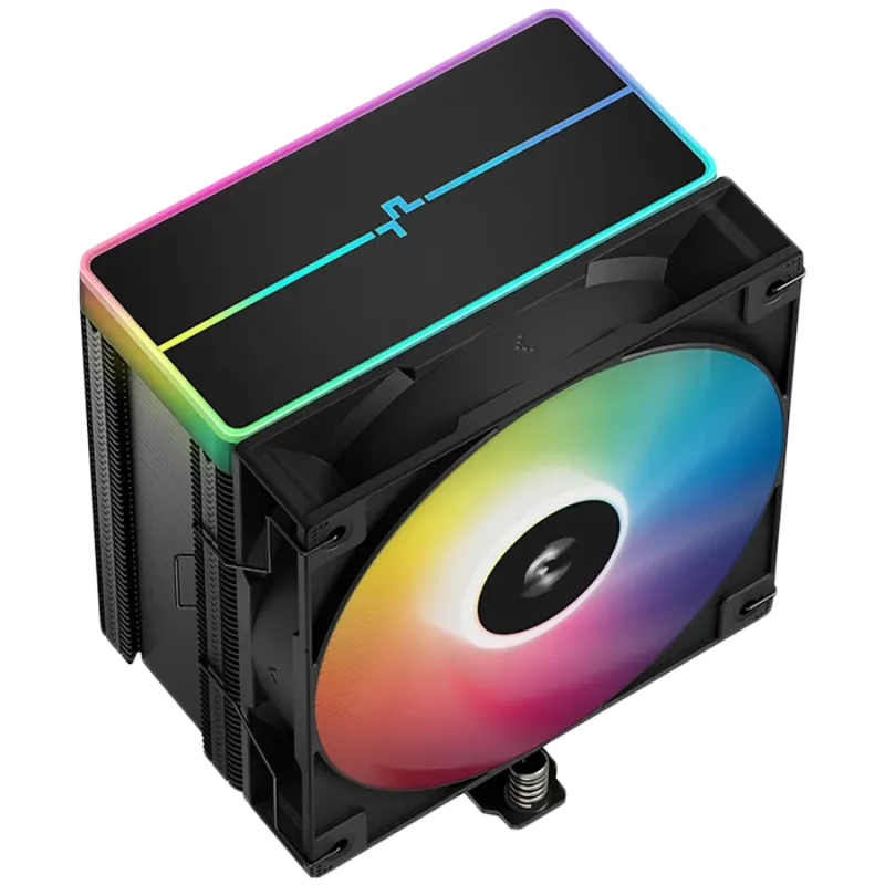 DeepCool AG500 BK ARGB V2, CPU Air Cooler, 1x120mm ARGB PWM Fan, ARGB Top Cover, 6 Heatpipes, LGA 1851/1700/1200/1151/1150/1155,