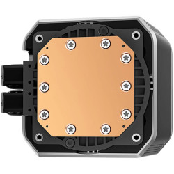 DeepCool MYSTIQUE 240 ARGB, 240mm CPU Liquid Cooler, 2.8" LCD screen, 2x120mm PWM ARGB Fans, Fluid Dynamic Bearing, Black, Intel