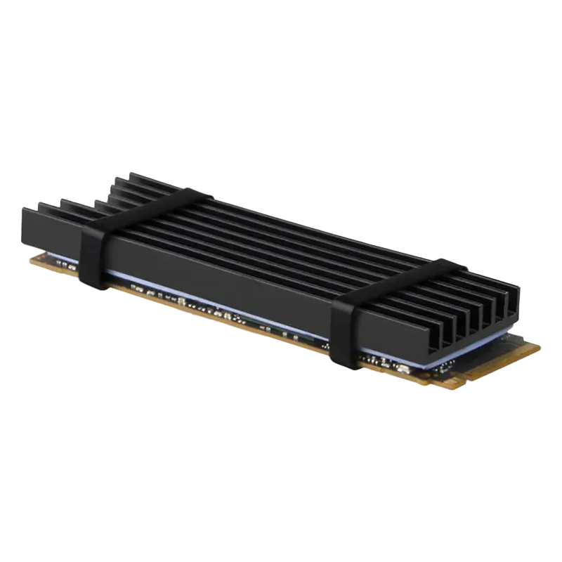AXAGON CLR-M2L6 passive - M.2 SSD, 80mm SSD, ALU body, silicone thermal pads, height 6mm - 1