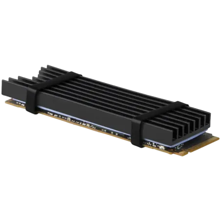 AXAGON CLR-M2L6 passive - M.2 SSD, 80mm SSD, ALU body, silicone thermal pads, height 6mm - 1