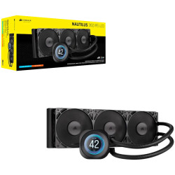 CORSAIR NAUTILUS 360 LCD, 360mm Radiator, Liquid CPU Cooler - 1