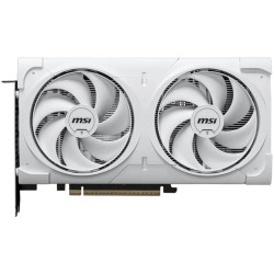 MSI Video Card NVIDIA GeForce RTX 5060 Ti 16G VENTUS 2X OC WHITE PLUS, 16GB GDDR7, 128-bit, 2602 MHz Boost, 4608 CUDA Cores, PCI