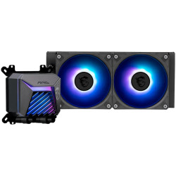MSI MAG CORELIQUID A15 240, 2x120mm Pre-installed ARGB Daisy Chain Fans, Adjustable Offset Kit, Replacable Top Cover, Copper Bas