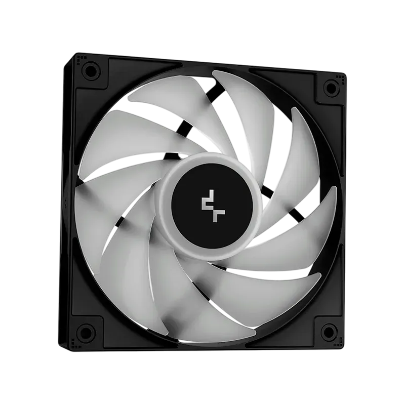 DeepCool LE240 V2, 240mm CPU Liquid Cooler, 2x120mm PWM ARGB Fans, ARGB block, Black, LGA1851/1700/1200/1151/1150/1155, AMD AM5/