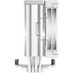 DeepCool AK400 WH, CPU Air Cooler, 1x120mm PWM Fan, TDP 220W, 4 Heatpipes, White, LGA1700/1200/115x, AMD AM5/AM4, 127x97x155 mm(