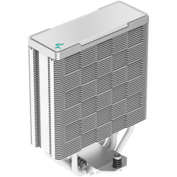 DeepCool AK400 WH, CPU Air Cooler, 1x120mm PWM Fan, TDP 220W, 4 Heatpipes, White, LGA1700/1200/115x, AMD AM5/AM4, 127x97x155 mm(