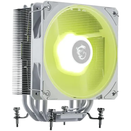 MSI MAG COREFROZR AA13 WHITE, 1x120mm ARGB Fan, TDP 240W, Direct Touch Heat-pipes, Intel LGA 1700/1851, AMD AM5/AM4, White, 3Y W