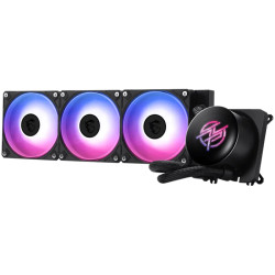 MSI MPG CORELIQUID P13 360, 3x120mm Pre-installed CycloBlade 9 ARGB Daisy Chain Fans, 2.1-inch LCD screen, Copper Base, UNI BRAC