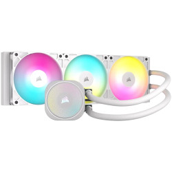CORSAIR NAUTILUS 360 ARGB White, 360mm Radiator, Liquid CPU Cooler - 1