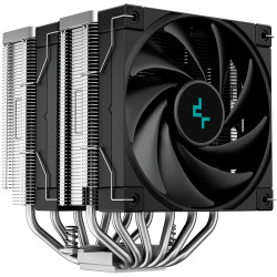 DeepCool AK620, CPU Air Cooler, 2x120mm PWM Fan, TDP 260W, 6 Heatpipes, LGA2066/2011-v3/2011/1700/1200/115x, AMD AM5/AM4, 129x13