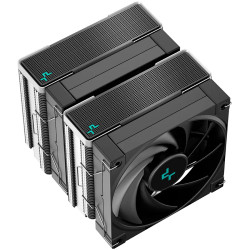 DeepCool AK620, CPU Air Cooler, 2x120mm PWM Fan, TDP 260W, 6 Heatpipes, LGA2066/2011-v3/2011/1700/1200/115x, AMD AM5/AM4, 129x13