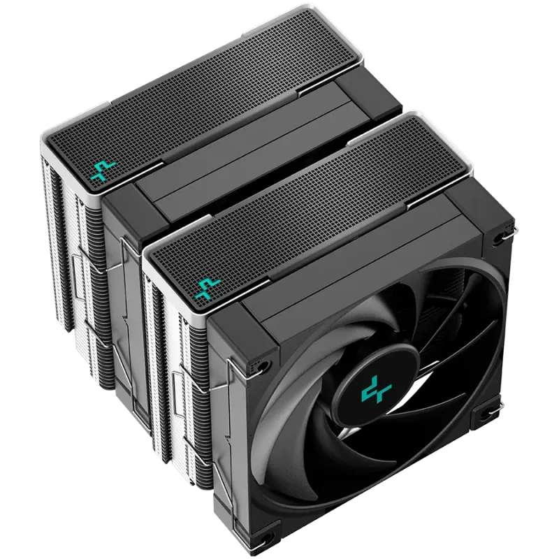 DeepCool AK620, CPU Air Cooler, 2x120mm PWM Fan, TDP 260W, 6 Heatpipes, LGA2066/2011-v3/2011/1700/1200/115x, AMD AM5/AM4, 129x13