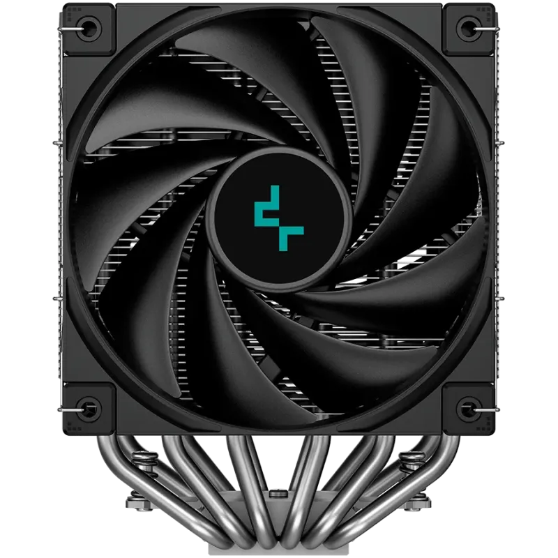 DeepCool AK620, CPU Air Cooler, 2x120mm PWM Fan, TDP 260W, 6 Heatpipes, LGA2066/2011-v3/2011/1700/1200/115x, AMD AM5/AM4, 129x13