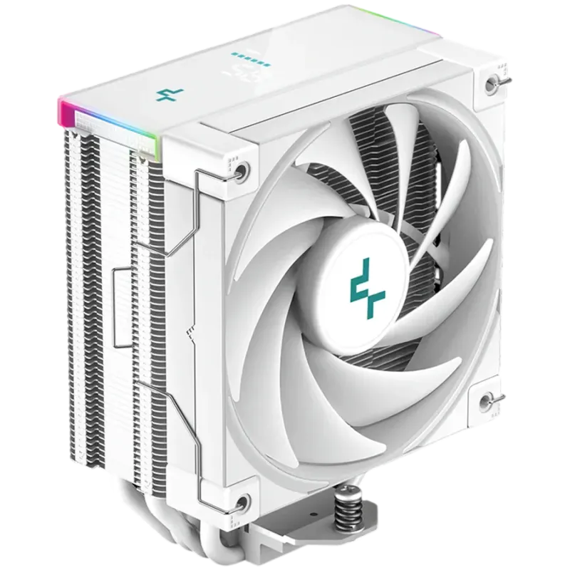 DeepCool AK400 DIGITAL SE WH, CPU Air Cooler, 1x120mm FK120 PWM Fan, Digital Display, ARGB, 4 Heatpipes, White, LGA1851/1700/120