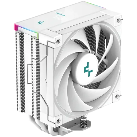 DeepCool AK400 DIGITAL SE WH, CPU Air Cooler, 1x120mm FK120 PWM Fan, Digital Display, ARGB, 4 Heatpipes, White, LGA1851/1700/120