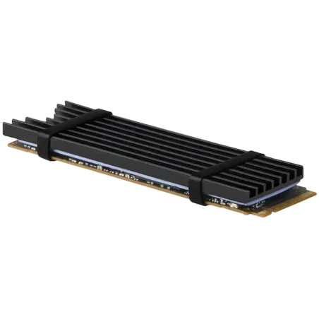 AXAGON CLR-M2L3 passive - M.2 SSD, 80mm SSD, ALU body, silicone thermal pads, height 3mm - 1