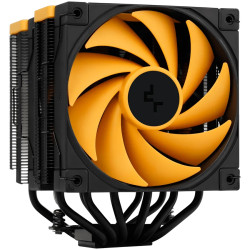 DeepCool AK620 ZERO DARK ZORIA, CPU Air Cooler, 2x120mm PWM Fan, 6 Heatpipes, LGA2066/2011-v3/2011/1700/1200/115x, AMD AM5/AM4, 