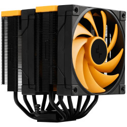 DeepCool AK620 ZERO DARK ZORIA, CPU Air Cooler, 2x120mm PWM Fan, 6 Heatpipes, LGA2066/2011-v3/2011/1700/1200/115x, AMD AM5/AM4, 
