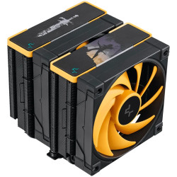DeepCool AK620 ZERO DARK ZORIA, CPU Air Cooler, 2x120mm PWM Fan, 6 Heatpipes, LGA2066/2011-v3/2011/1700/1200/115x, AMD AM5/AM4, 