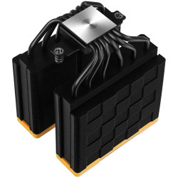 DeepCool AK620 ZERO DARK ZORIA, CPU Air Cooler, 2x120mm PWM Fan, 6 Heatpipes, LGA2066/2011-v3/2011/1700/1200/115x, AMD AM5/AM4, 