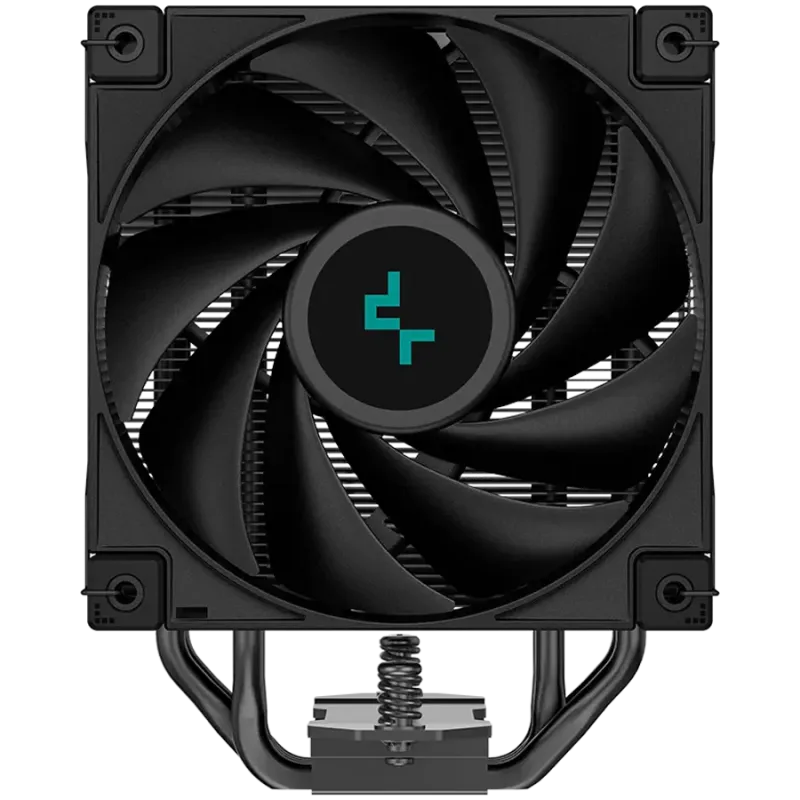 DeepCool AK400 Zero Dark, CPU Air Cooler, 1x120mm PWM Fan, TDP 220W, 4 Heatpipes, LGA1851/1700/1200/115x, AMD AM5/AM4, 127x97x15