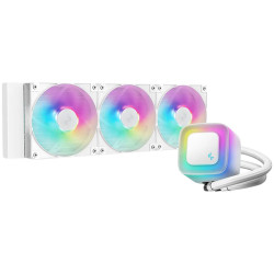 DeepCool LE360 WH V2, 360mm CPU Liquid Cooler, 3x120mm PWM ARGB Fans, ARGB block, White, LGA1851/1700/1200/1151/1150/1155, AMD A