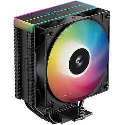 DeepCool AG400 BK ARGB V2, CPU Air Cooler, 1x120mm ARGB PWM Fan, ARGB Top Cover, TDP 220W, 4 Heatpipes, Black, LGA1851/1700/1200
