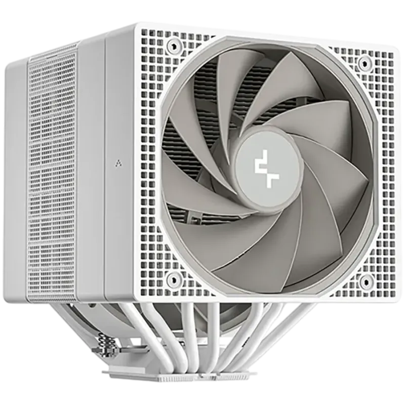 DeepCool ASSASSIN VC ELITE WH, CPU Air Cooler, 1x120mm + 1x140mm FDB Fans, Fan Speed Switch, Vapor Chamber, 7 Heatpipes, White, 