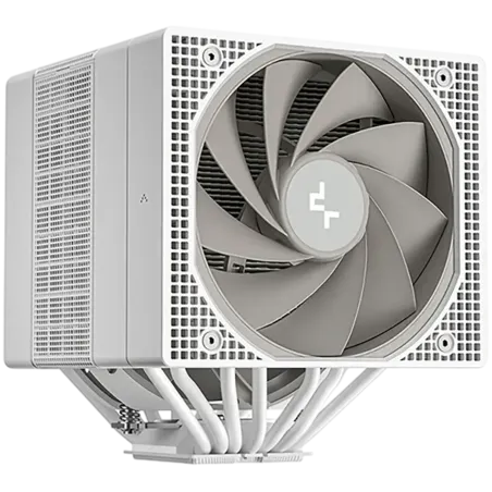 DeepCool ASSASSIN VC ELITE WH, CPU Air Cooler, 1x120mm + 1x140mm FDB Fans, Fan Speed Switch, Vapor Chamber, 7 Heatpipes, White, 