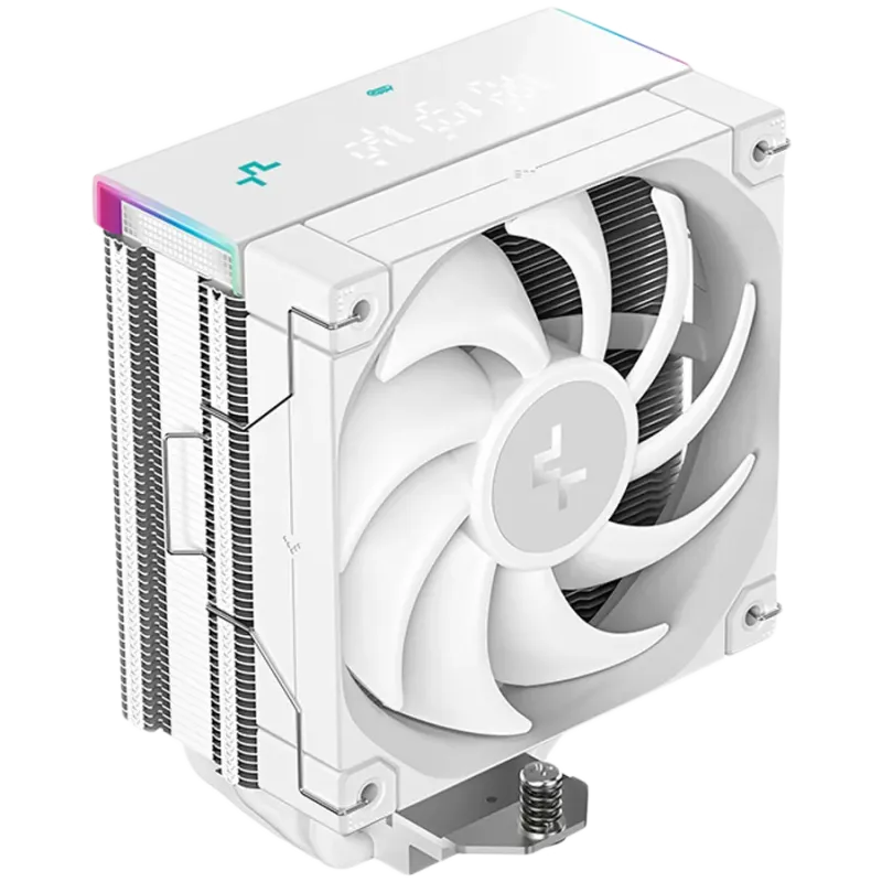 DeepCool AK400 DIGITAL PRO WH, CPU Air Cooler, 1x120mm FT12 SE PWM Fan, Digital Display, ARGB, Core Touch Technology 2.0, 4 Heat